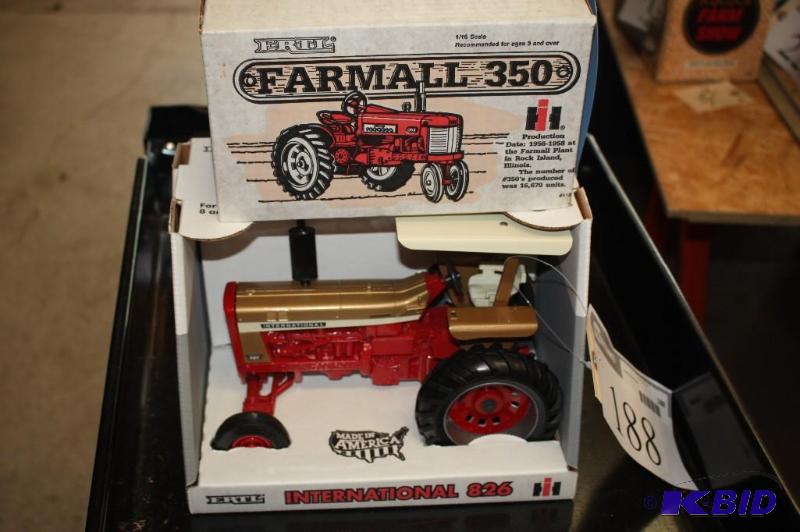 lot 188 image: Farmall 350 Tractor&nbspand International 82...