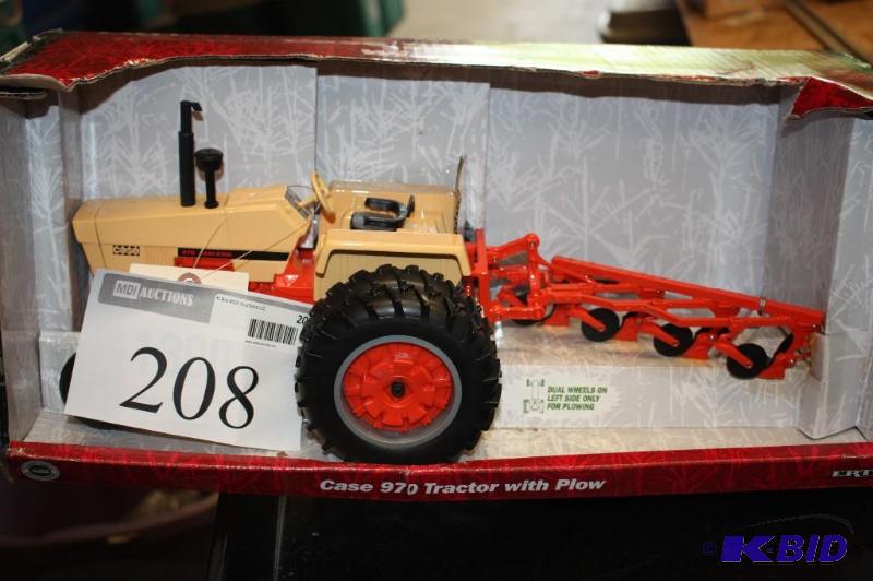 lot 208 image: Case 970 Tractor with Plow...