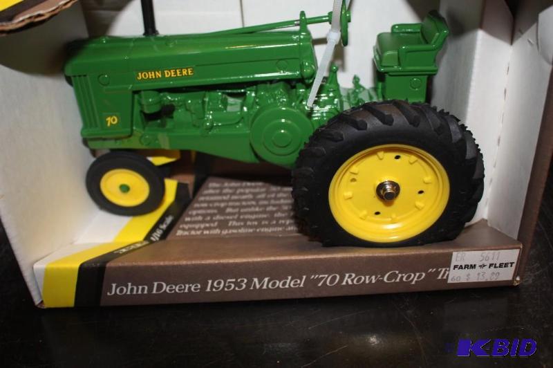 lot 247 image: John Deere 1953 Model 70 Row Crop Tractor...