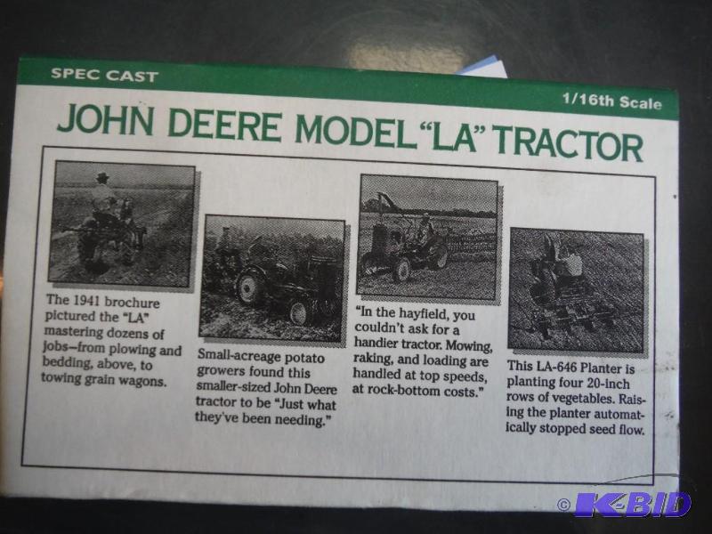 lot 261 image: John Deere Model LA Tractor...