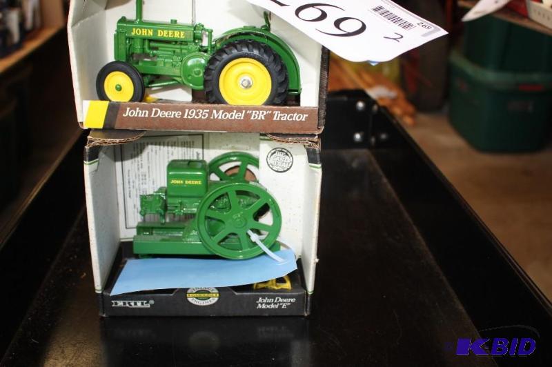 lot 269 image: John Deere 1935 Model BR Tractor and John Dee...