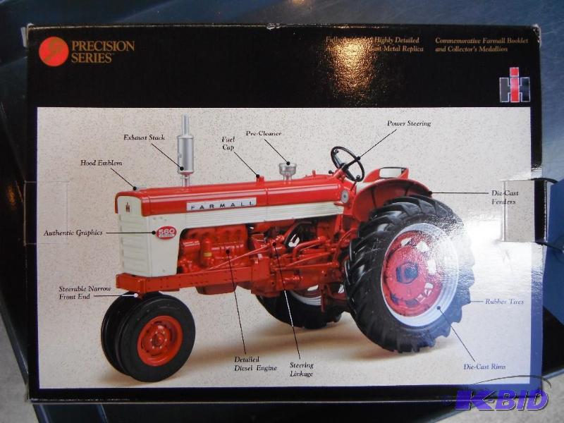 Farmall 560 Diesel Tractor Precision Series Barrett Anderson Estate Sale 2 K Bid