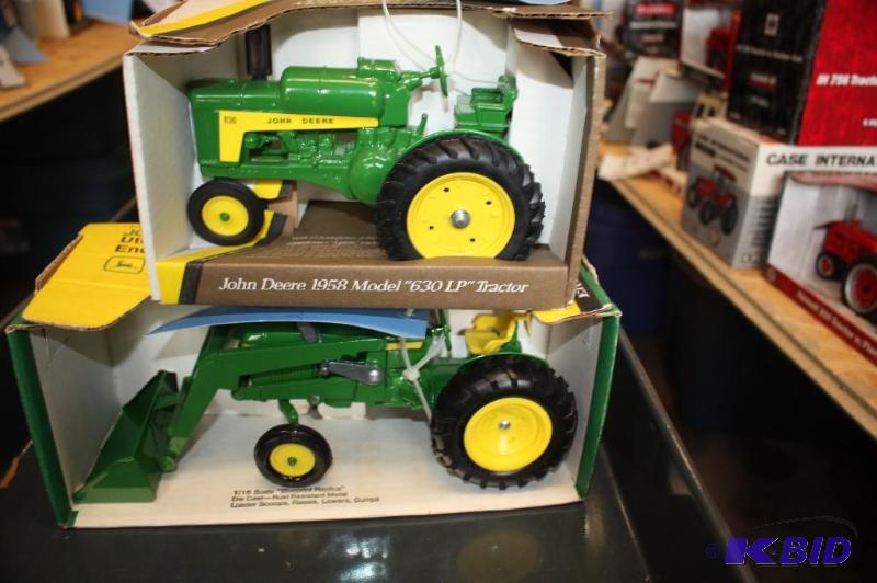 lot 328 image: John Deere 1958 Model 630 LP Tractor and John...