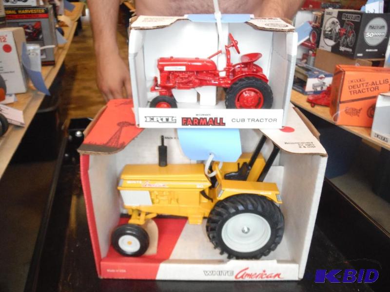lot 330 image: Farmall Cub Tractor and White America 60 Trac...