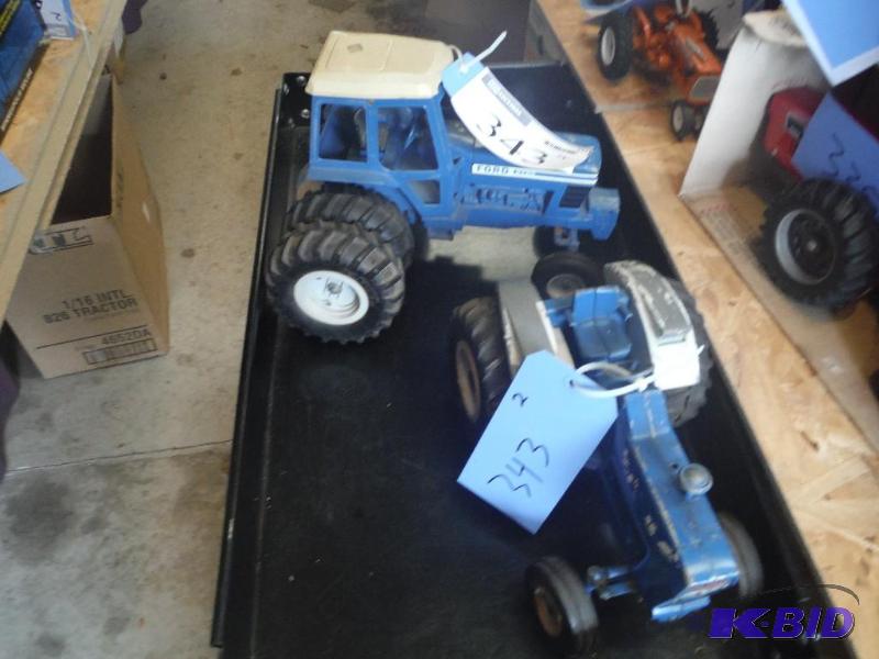 lot 343 image: Ford 9700 Tractor and Ford 8000 Tractor...
