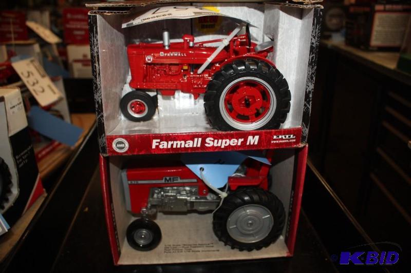 lot 357 image: Farmall Super M Tractor and Massey Ferguson 2...