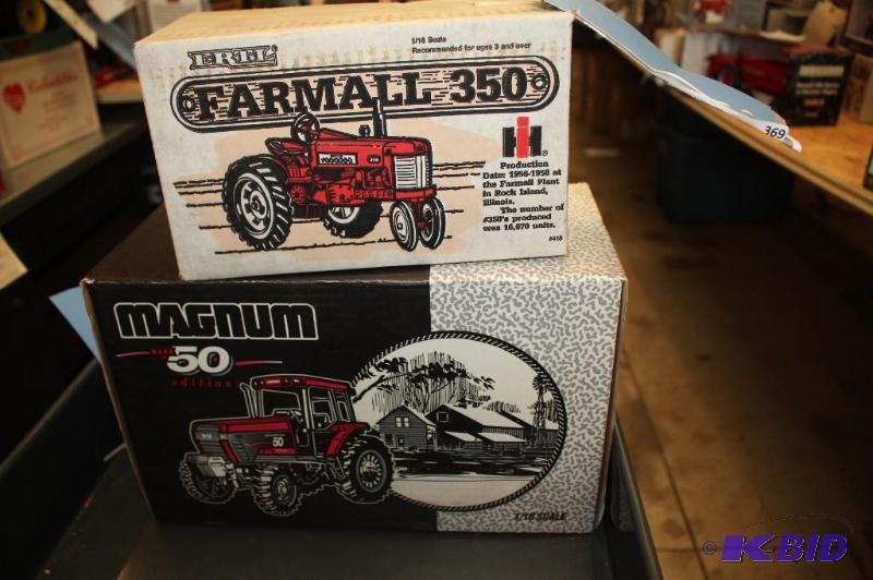 lot 369 image: Farmall 350 Tractor and Magnum Mark 50 Editio...