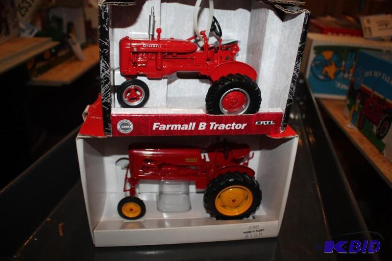 lot 398 image: Farmall B Tractor and Massey Harris Colt Trac...