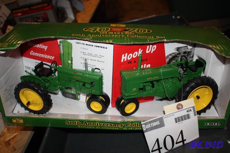 lot 404 image: John Deere 50th Anniversary Collectors Set wi...