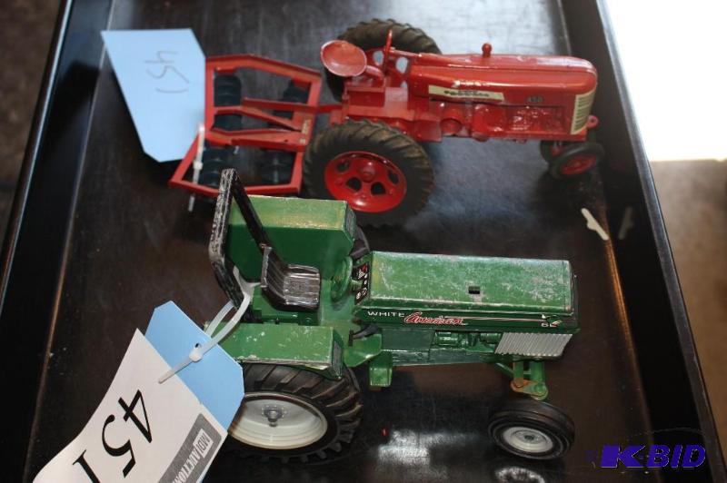 lot 451 image: Farmall 450 Tractor and White America 60 Trac...