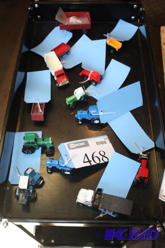lot 468 image: Lot of (13) Including (2) Red Toy Trailers, ...