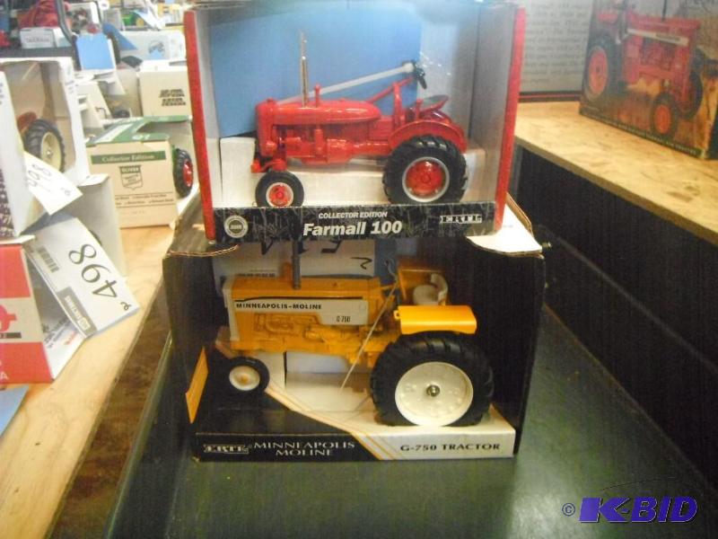 lot 514 image: Collectors Edition Farmall 100 Tractor and Mi...