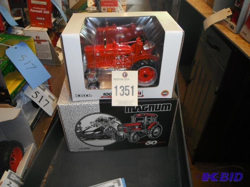 lot 533 image: Farmall Super M-TA Tractor and Magnum Mark 50...
