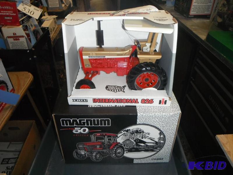 lot 542 image: International 826 Tractor and Magnum Mark 50 ...