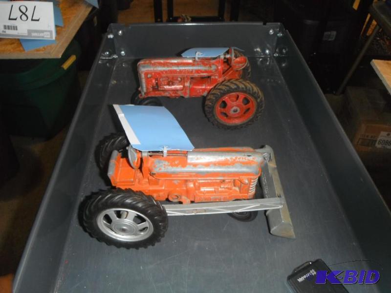 lot 549 image: Two Hubley Tractors...