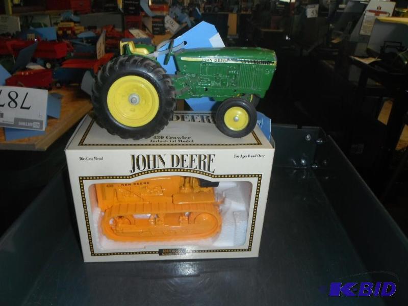 lot 551 image: John Deere Tractor and John Deere 430 Crawler...