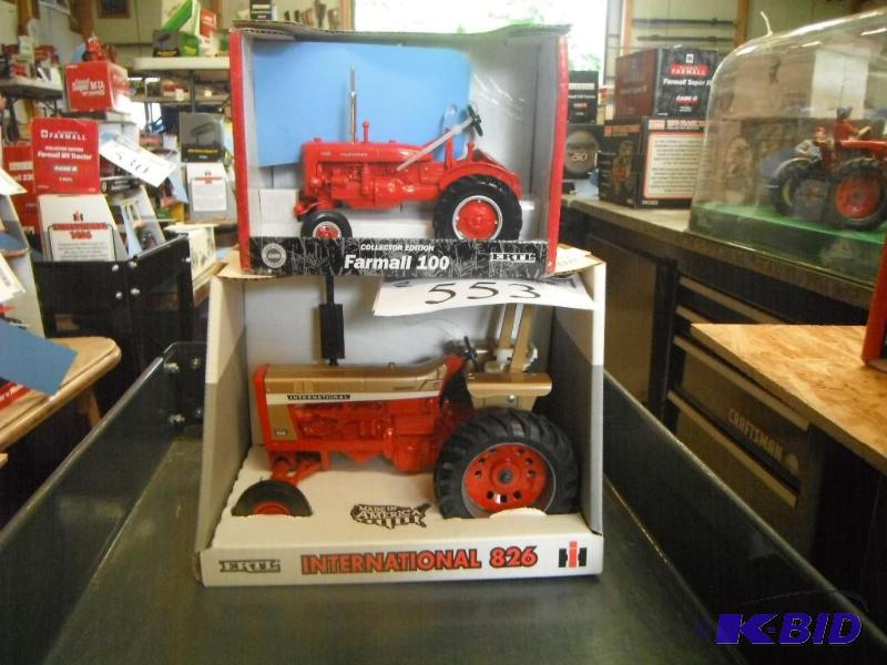 lot 553 image: Collectors Edition Farmall 100 Tractor and In...