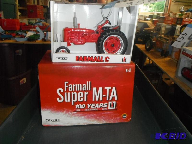lot 558 image: Farmall C Tractor and Farmall&nbspSuper M-TA...