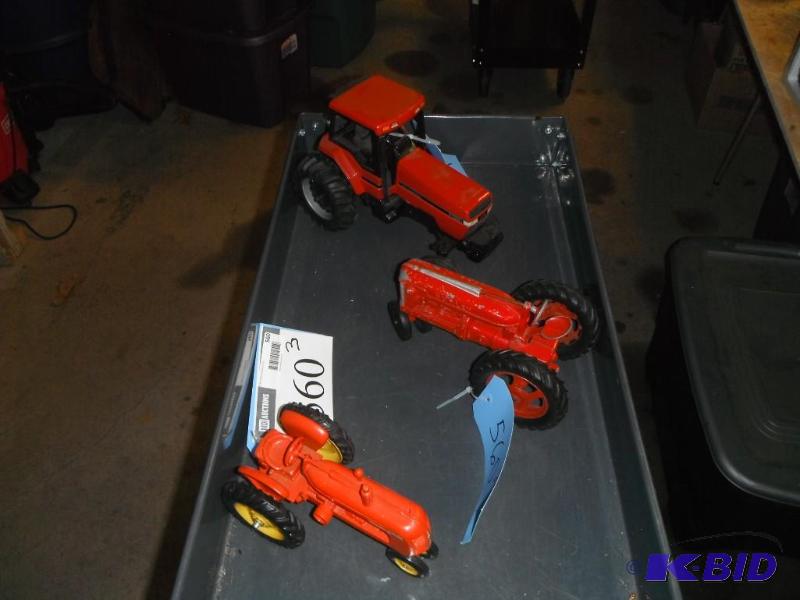 lot 560 image: A Collection of Tractors Including a Case Int...