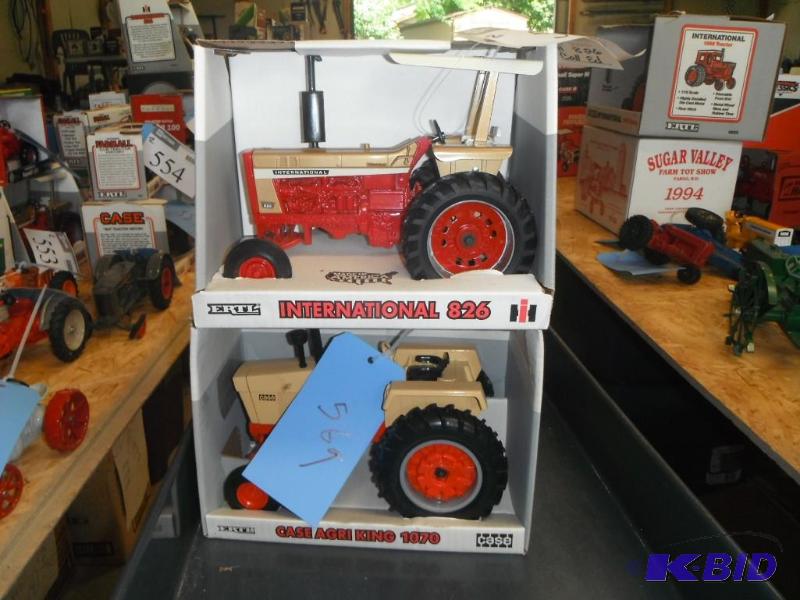 lot 569 image: International 826 Tractor and Case Agri ...