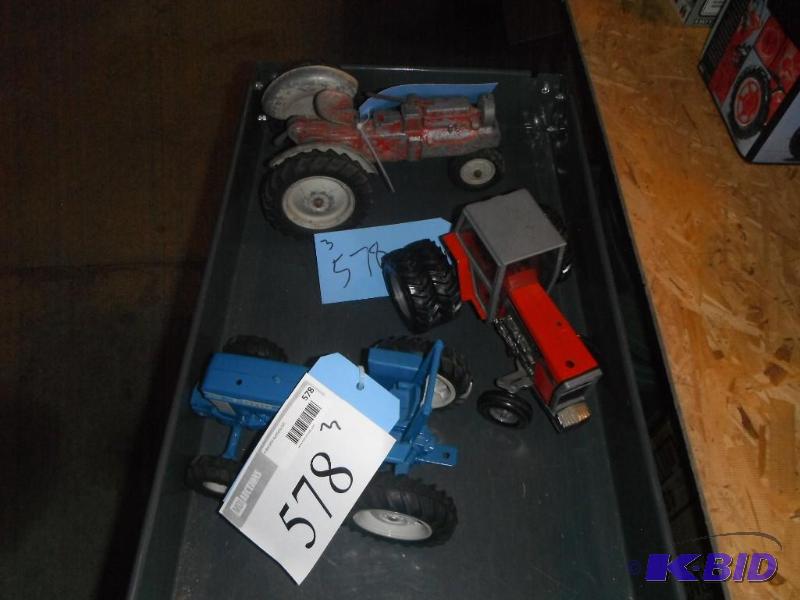 lot 578 image: A Collection of Tractors Including a Ford 771...