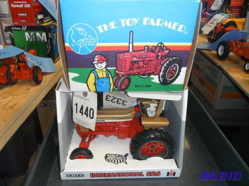 lot 585 image: International 826 Tractor and The Toy Farmer ...