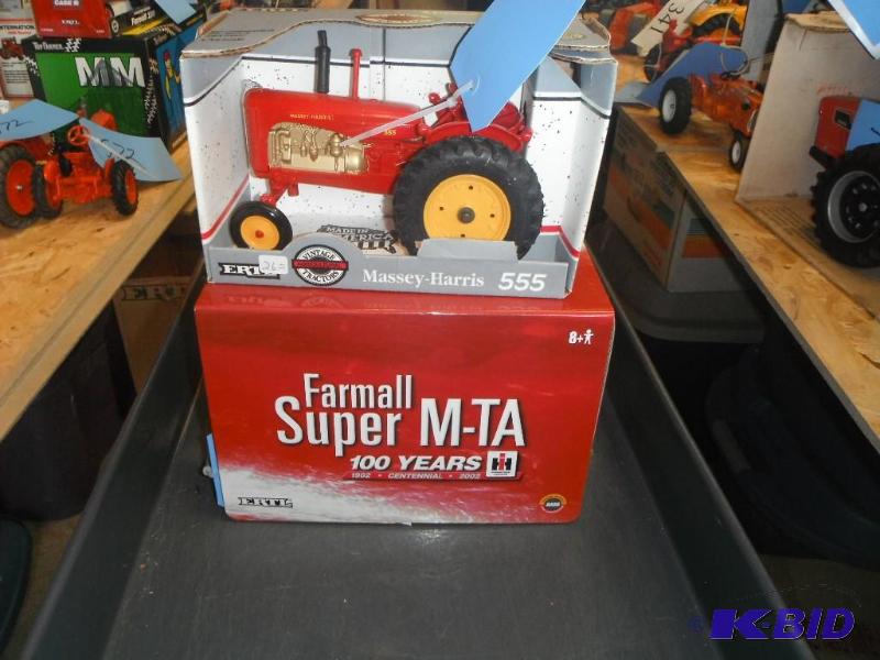 lot 586 image: Farmall Super M-TA Tractor and Massey-Harris ...