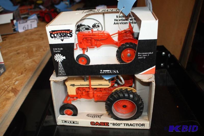 lot 591 image: Special Edition Case 800 Tractor and Allis-Ch...