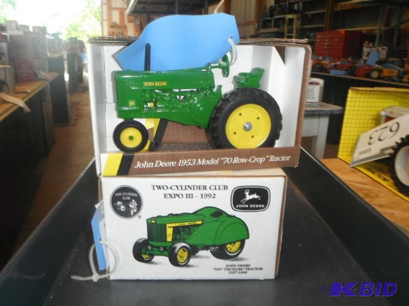 lot 594 image: John Deere 1953 Model 70 Row Crop Tractor and...