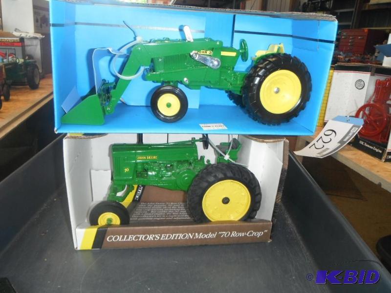 lot 597 image: John Deere 1953 Model 70 Row Crop Tractor and...