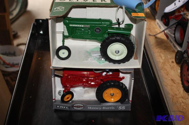 lot 612 image: Massey-Harris 55 Tractor and Oliver 770 Trac...