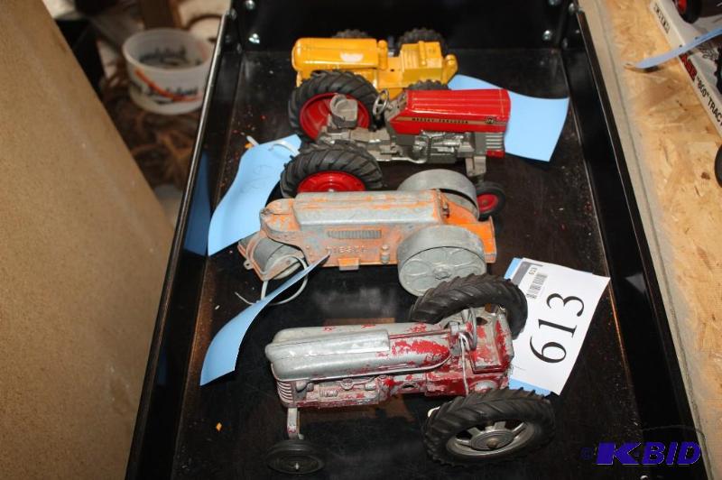 lot 613 image: Collection of Tractors Including a Massey-Fer...
