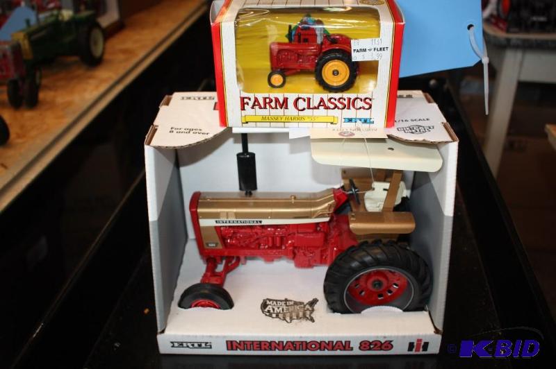 lot 620 image: International 826 Tractor and Massey Harris 5...