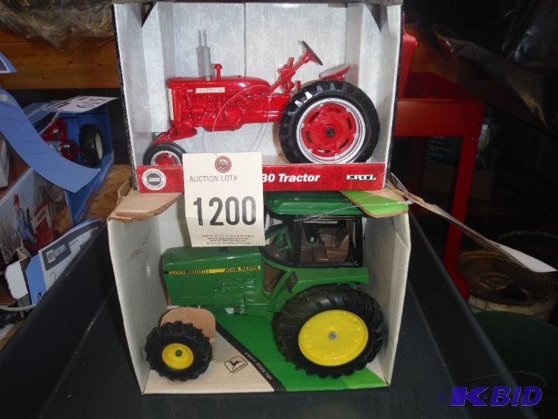 lot 654 image: John Deere 2550 Tractor and Farmall 230 Tract...