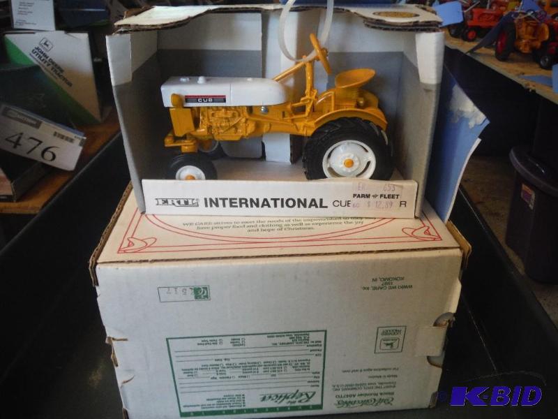 lot 663 image: John Deere Model A Tractor and International ...