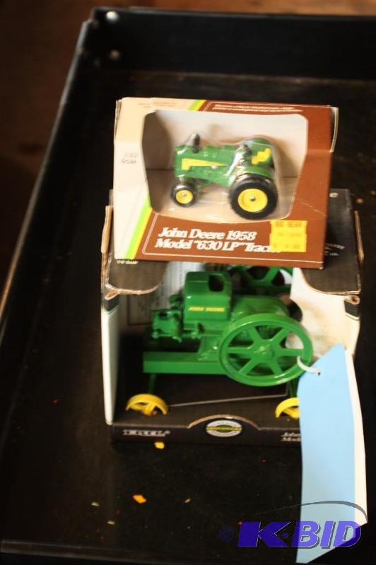 lot 686 image: John Deere 1958 Model 630 LP Tractor and John...