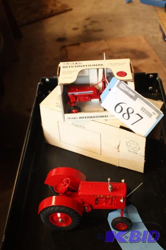 lot 687 image: International Cub Tractor and Co-Op Tractor...