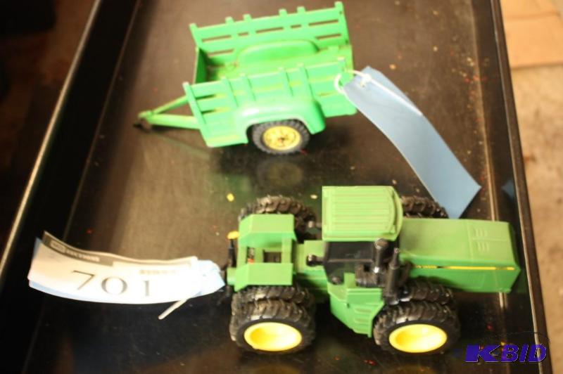 lot 701 image: John Deere 8960 Tractor with Wagon...