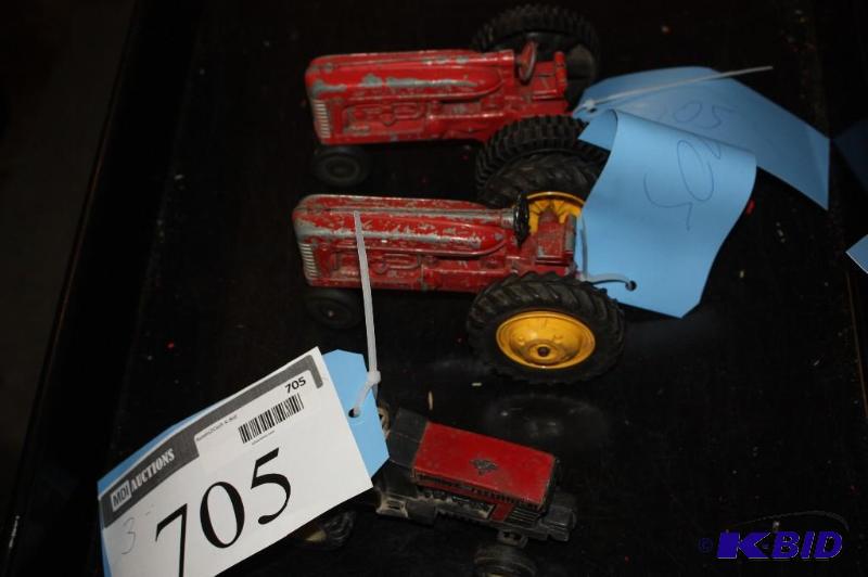 lot 705 image: A Collection of Tractors Including a Hubley J...