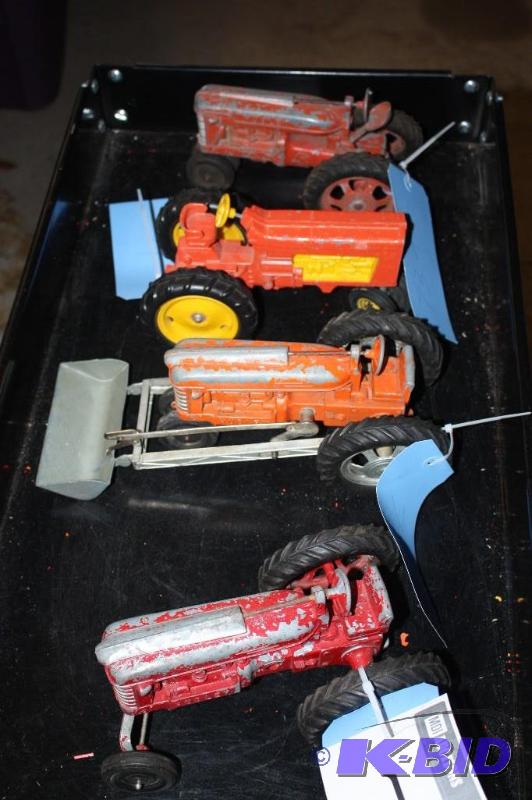 lot 739 image: A Collection of Four Hubley&nbspTractors...
