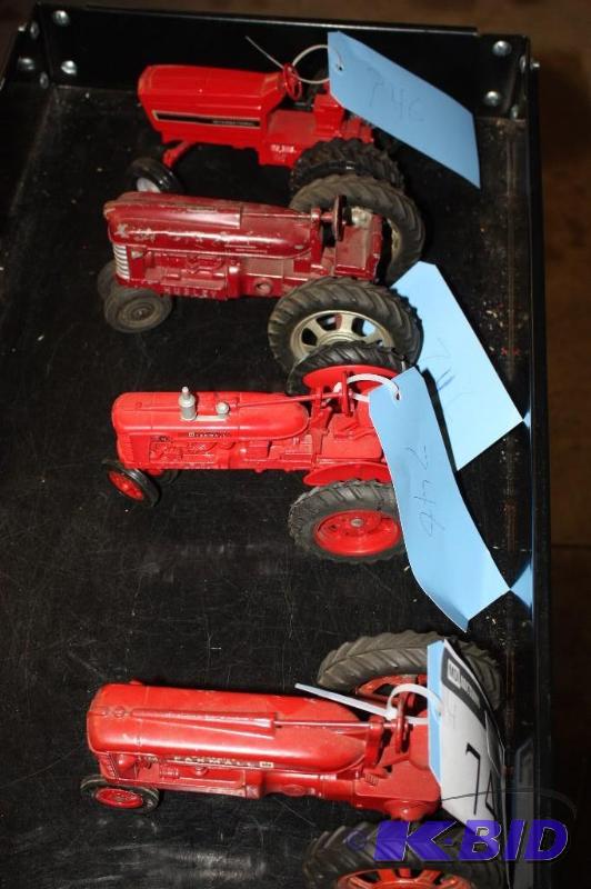 lot 746 image: A Collection of Tractors Including a Hubley T...