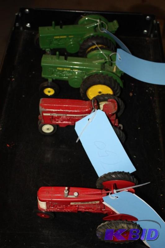 lot 750 image: A Collection of Tractors Including a John Dee...