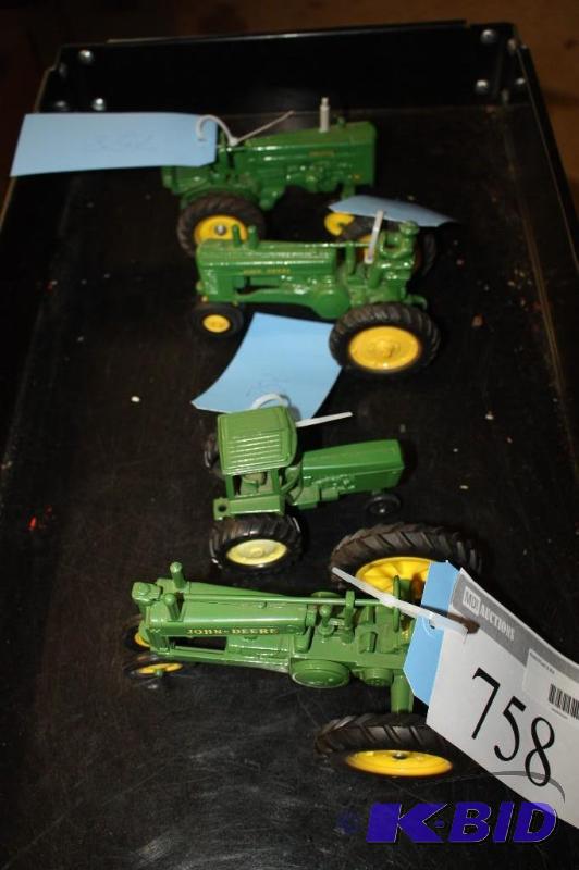 lot 758 image: A Collection of Tractors Including a John Dee...