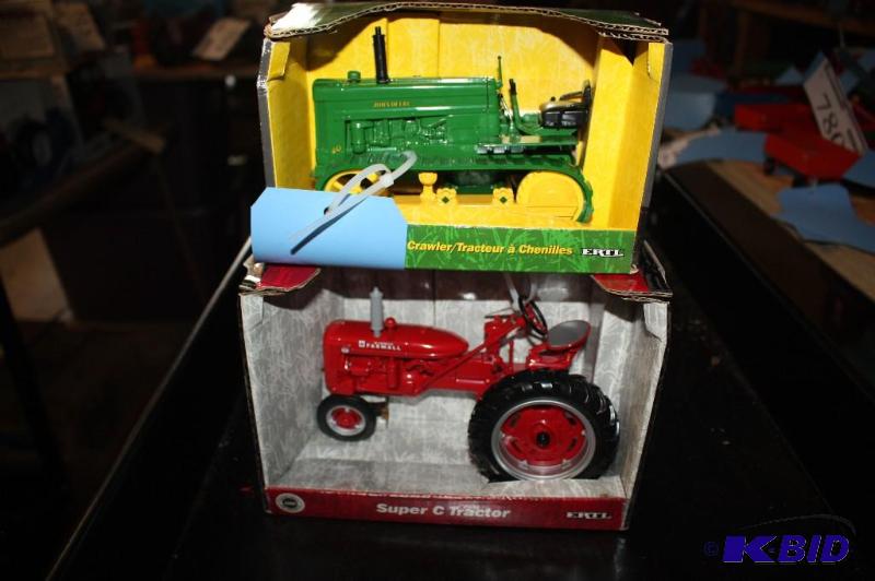 lot 762 image: Farmall super C Tractor and a John Deere 40 C...