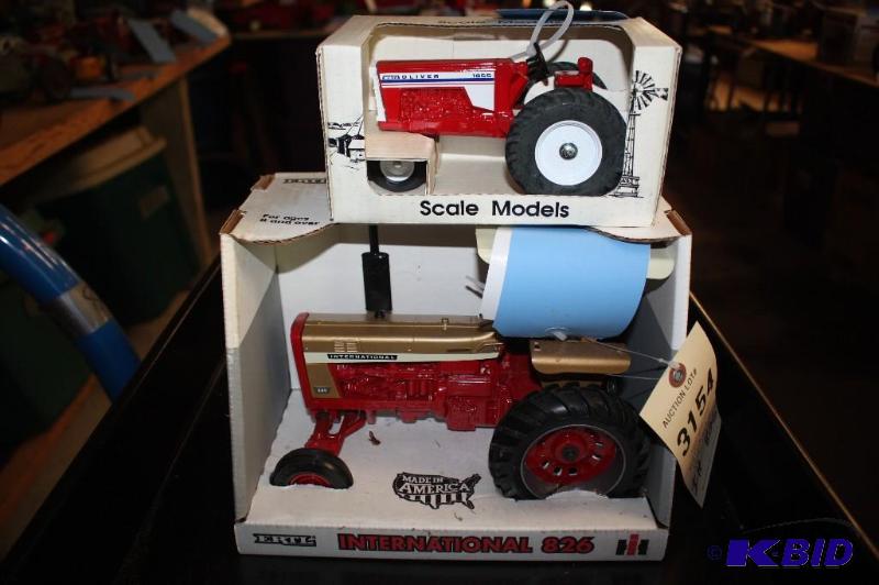 lot 812 image: International 826 Tractor and White Oliver 18...