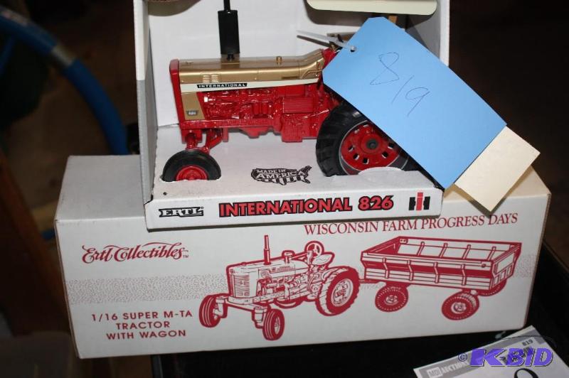 lot 819 image: International 826 Tractor and Super M-TA Trac...