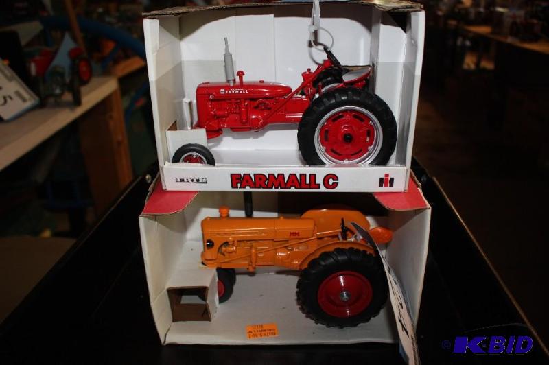 lot 824 image: Farmall C Tractor and Minneapolis Moline Trac...