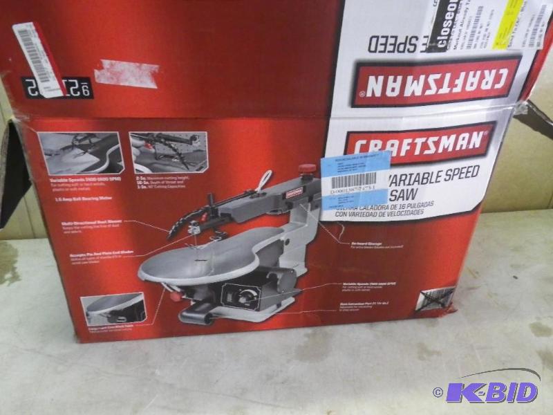 Craftsman scroll saw, works...