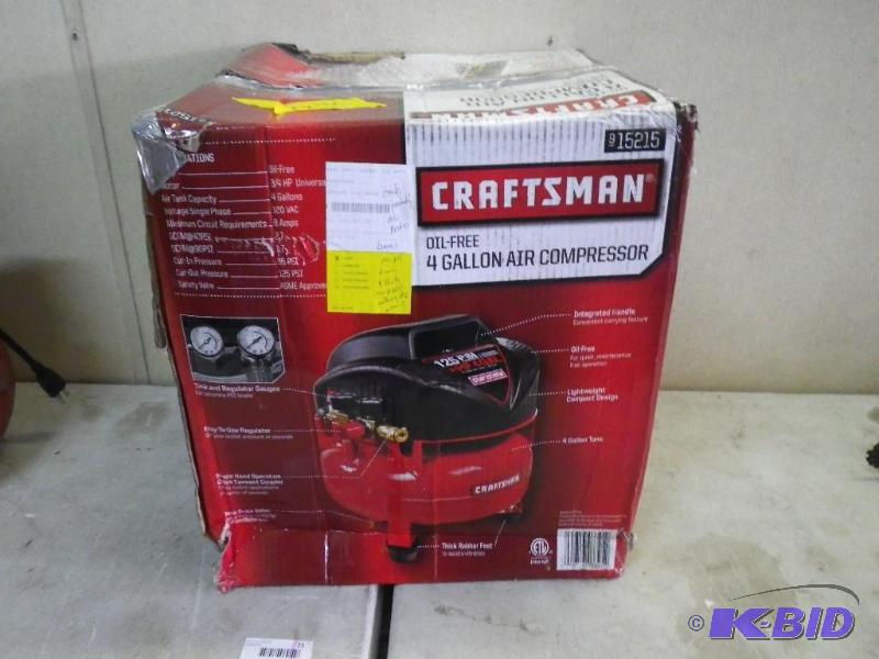 Craftsman air compressor, works...