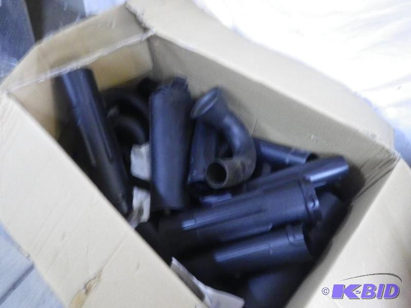Box of blower and blower vac fittings...
